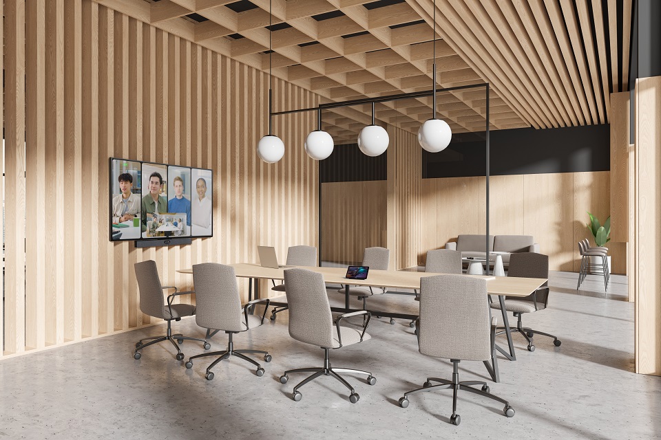 Conference room audio video installation